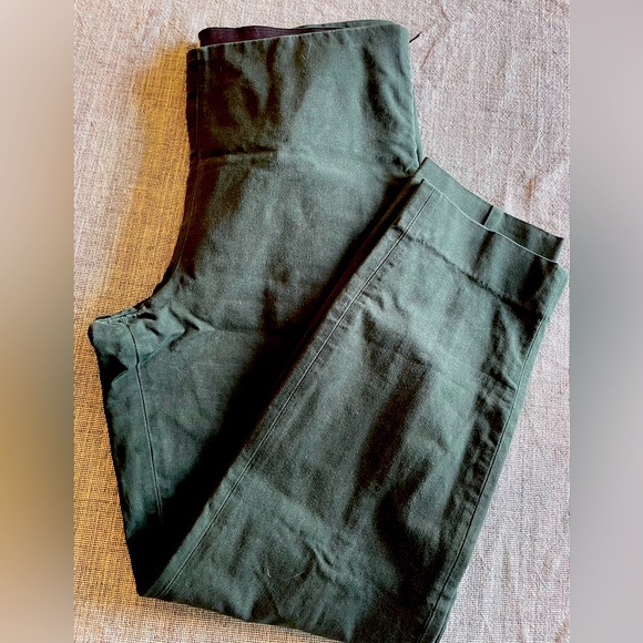 Everlane Pants - Everlane Womens 14 Work Pant Regular Dark Green